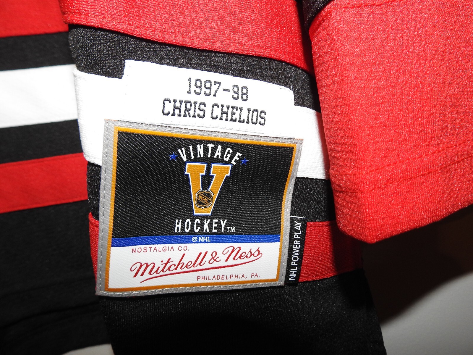Mitchell & Ness 1997-98 Chicago Blackhawks #7 Hockey Jersey New Mens Sizes
