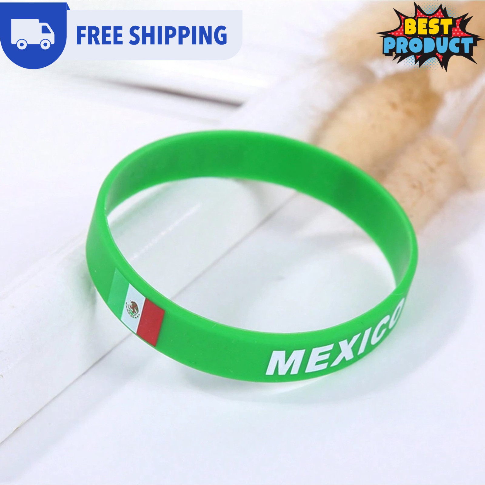 Football Soccer Silicone Wristbands 2026 World Cup Fan Bracelets World Cup Gift