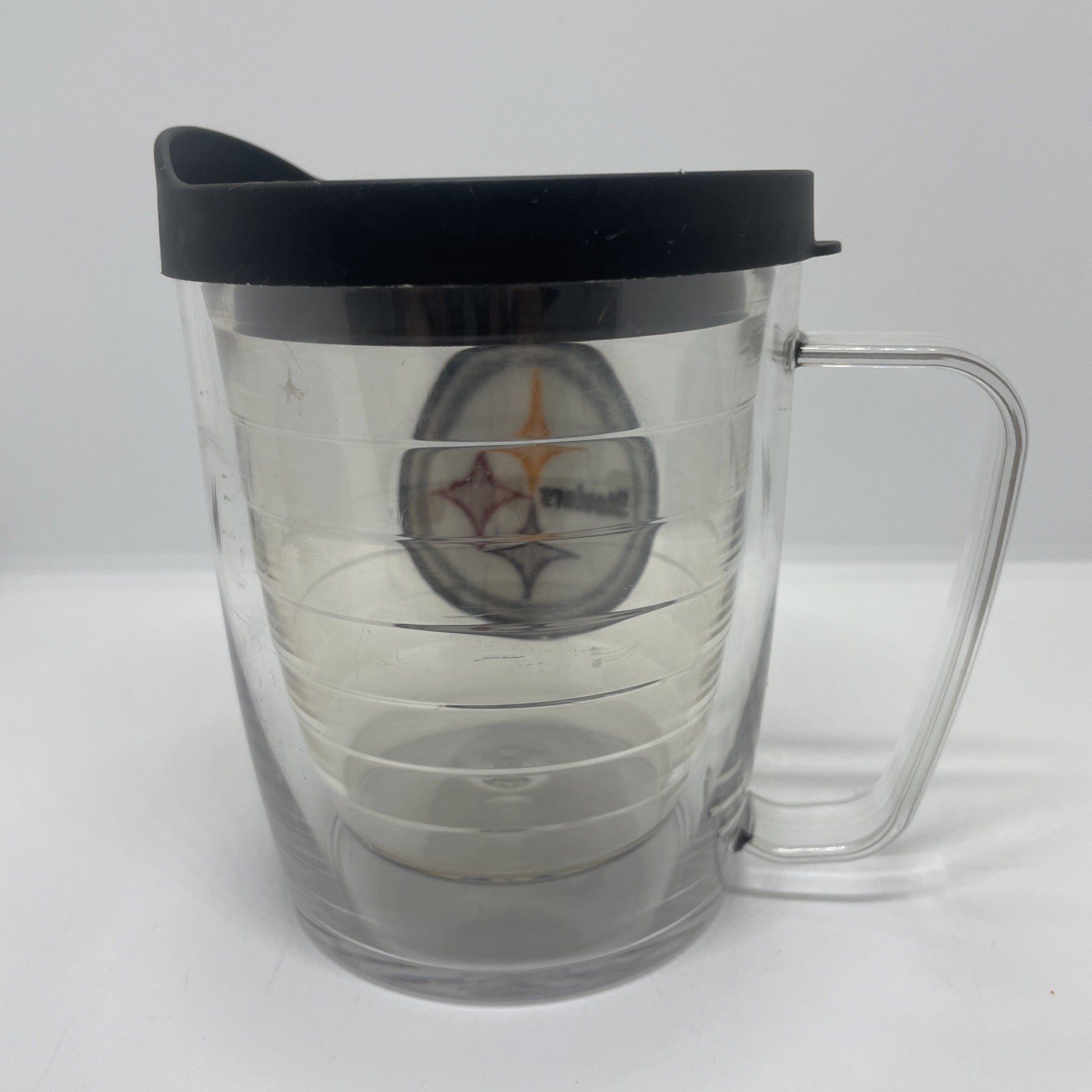 Pittsburgh Steelers Tervis Mug Black Tint Coffee Cup Football 16 Ounces Pint New