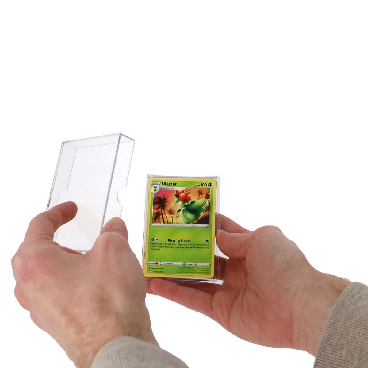 15 packs of 2 (30) BCW 2-Piece Slider Boxes. Holds 35 Standard Sized Cards.