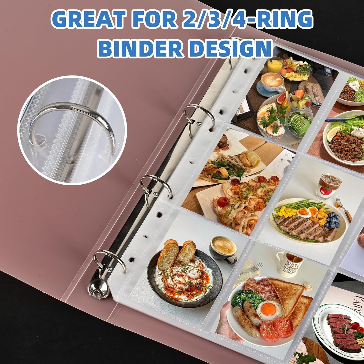 Double-Sided Display 9 Pocket Card Pages – 400 Pack