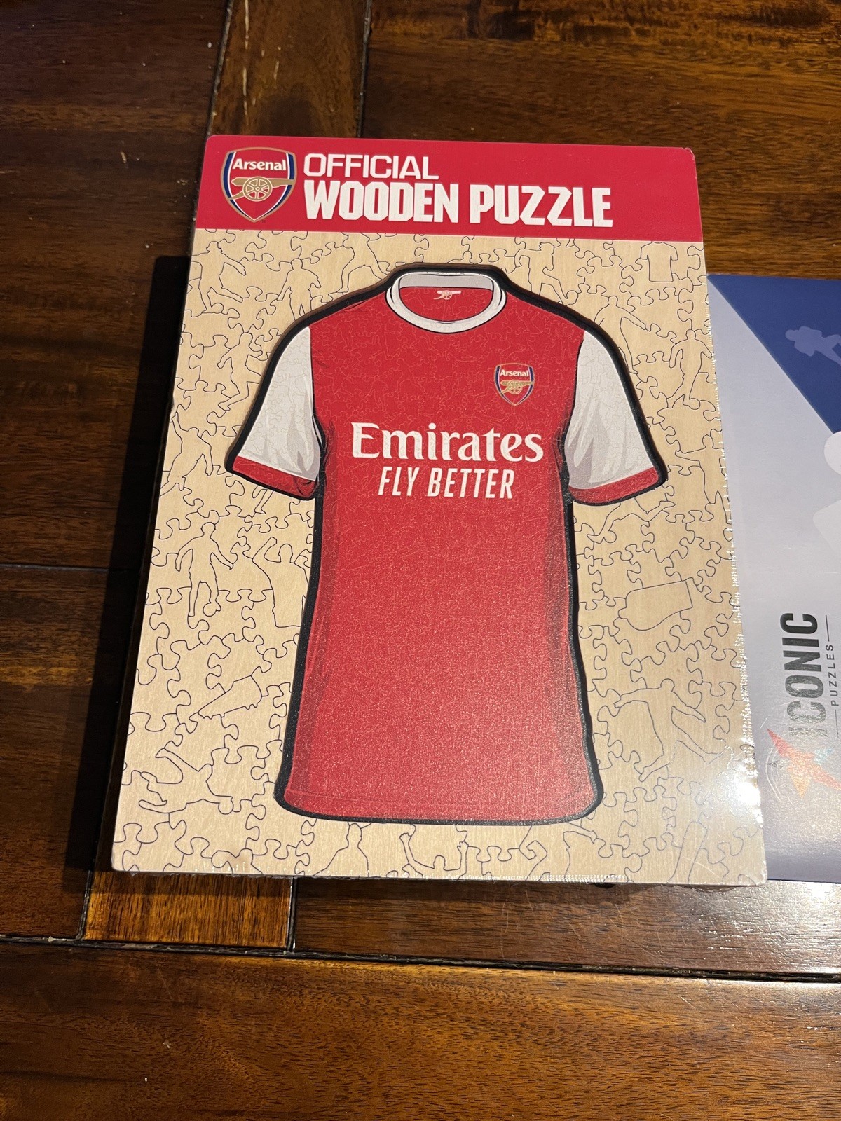 Official ARSENAL Football Club LARGE Shirt Wooden Puzzle – New & Sealed 500 pcs