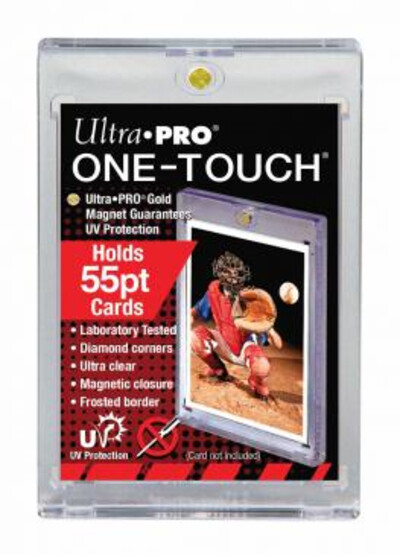 Lot of 4 Ultra PRO 55PT UV ONE-TOUCH Magnetic Holder 81909 Thick Card-Prizm