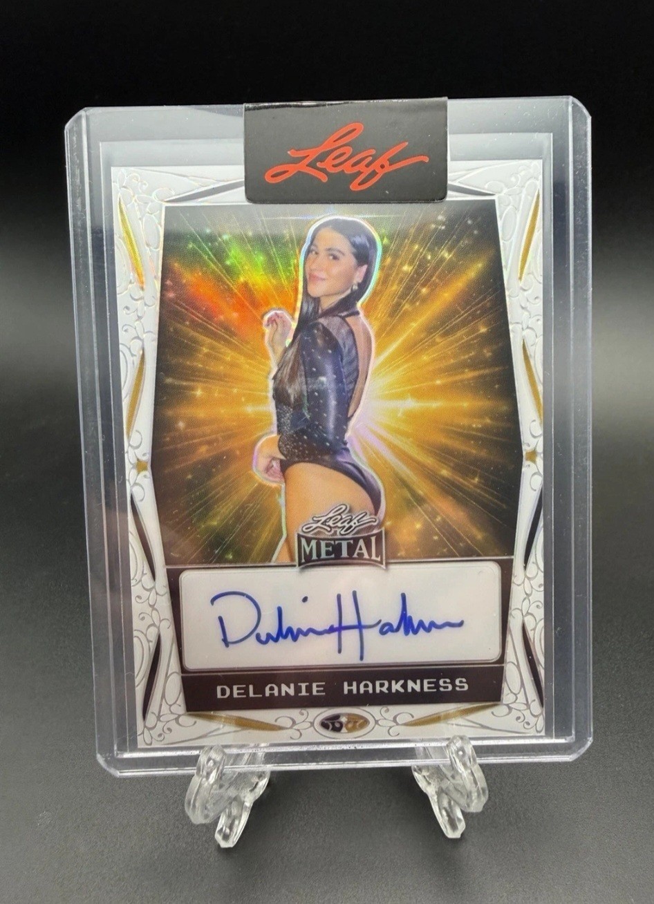 2024 Leaf Online Exclusive Auto /235 Delanie Harkness #MA-DH1 GYMNASTICS 🔥