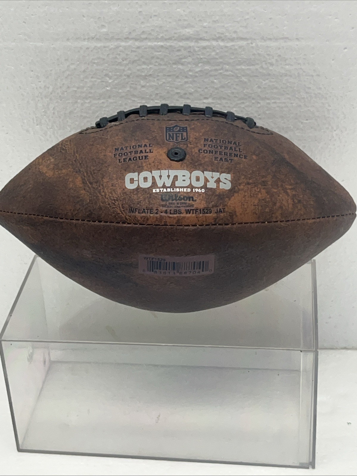NEW Wilson NFC AFC Cowboys Logo Soft Touch Mini Football 9″ Licensed WTF1529