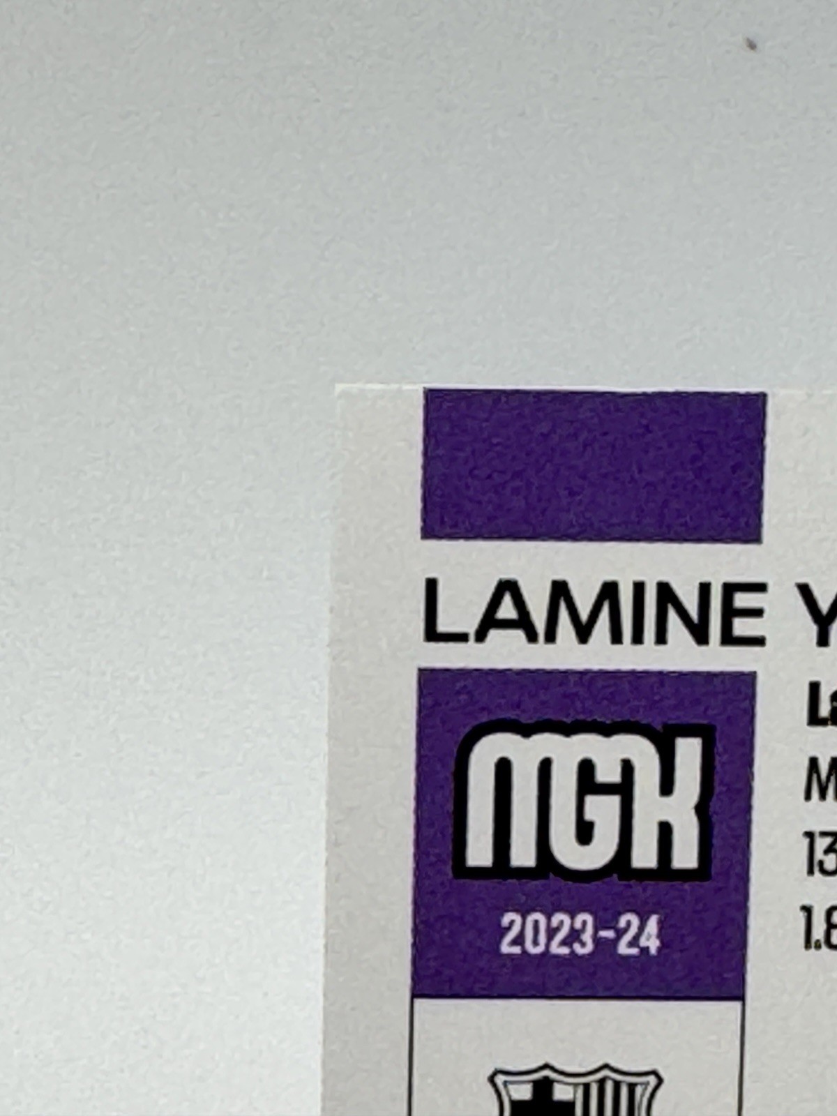 LAMINE YAMAL 2023 PANINI MEGACRACKS LA LIGA EA SPORTS #423 ROOKIE RC SPAIN – A