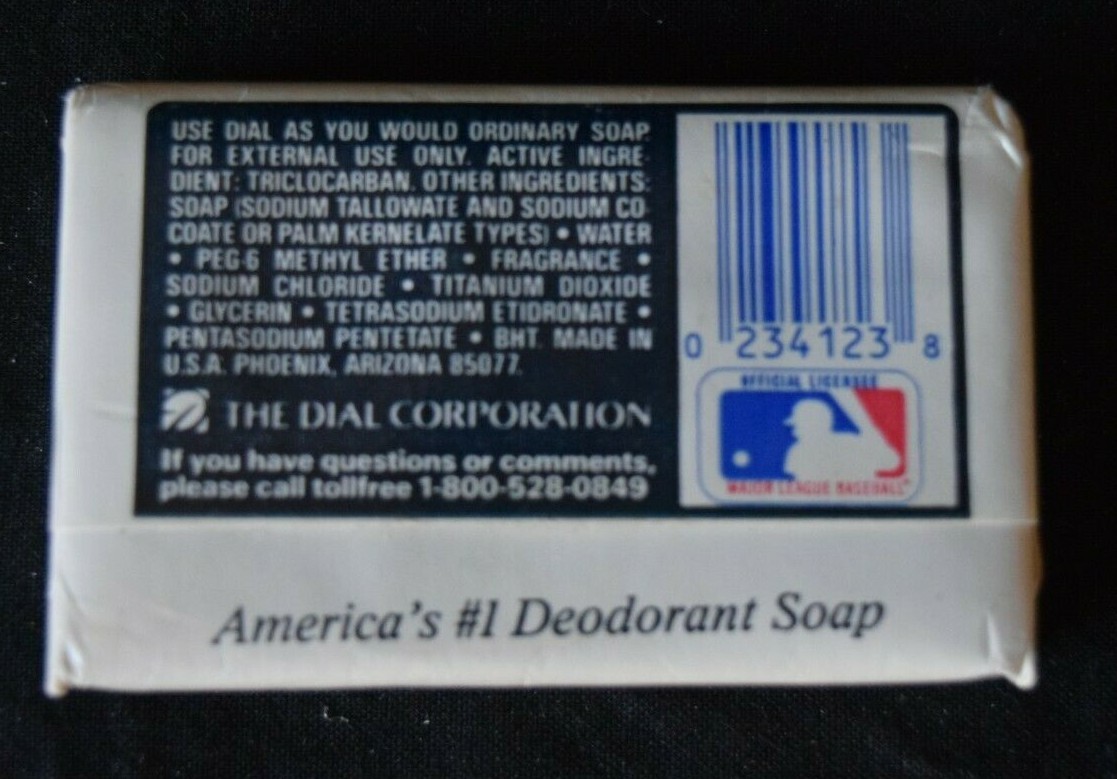 New Unopened 1990’s Minnesota Twins Dial Soap Bar 1.25oz.