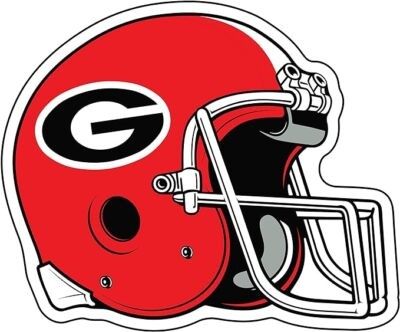 Craftique UGA Bulldog Helmet Auto Magnet, 4in