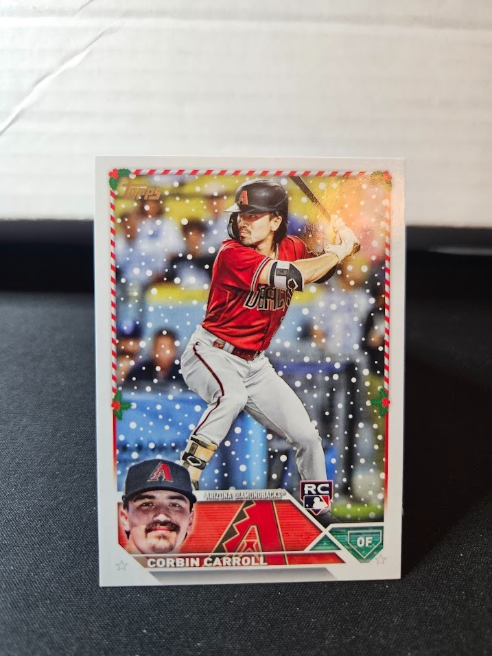 2023 Topps Holiday – Corbin Carroll #H113 (RC) Arizona Diamondbacks