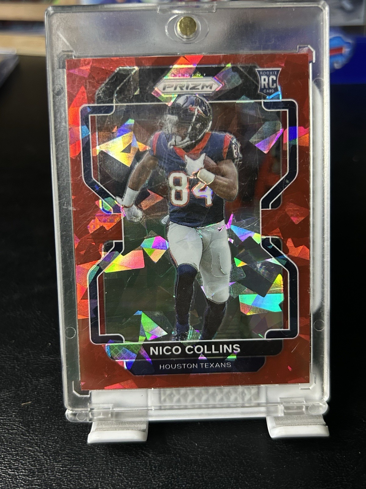 2021 Panini Prizm – Rookie Nico Collins #360 Red Ice Prizm (RC)