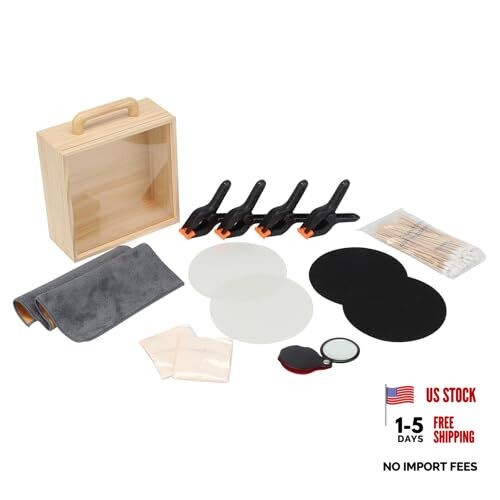 114 PCS Trade Card Flattening Kit, Trading Card Cleaning Care Tool Accessory,