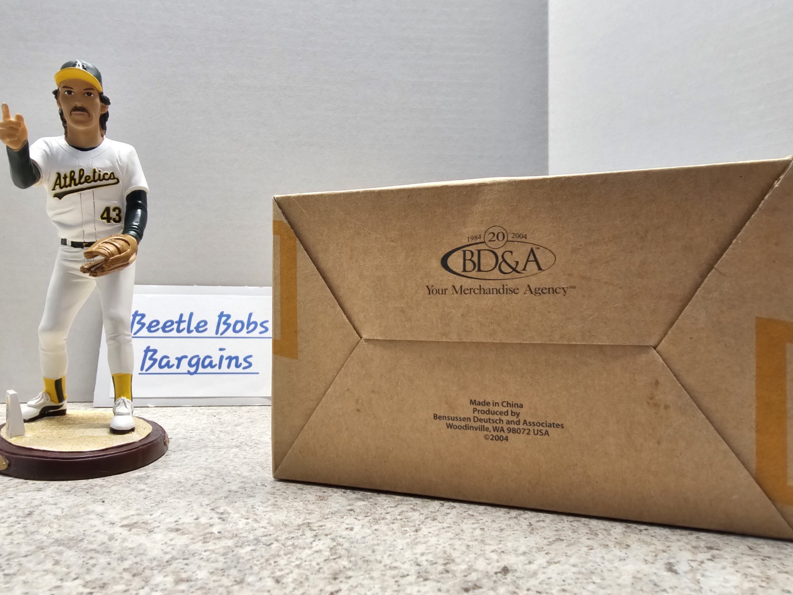 Dennis Eckersley Oakland A’s MLB 2004 SGA Statue Figurine NIB HOF