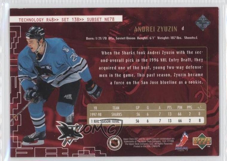 1998-99 Upper Deck UD3 New Era Andrei Zyuzin #138 0f8