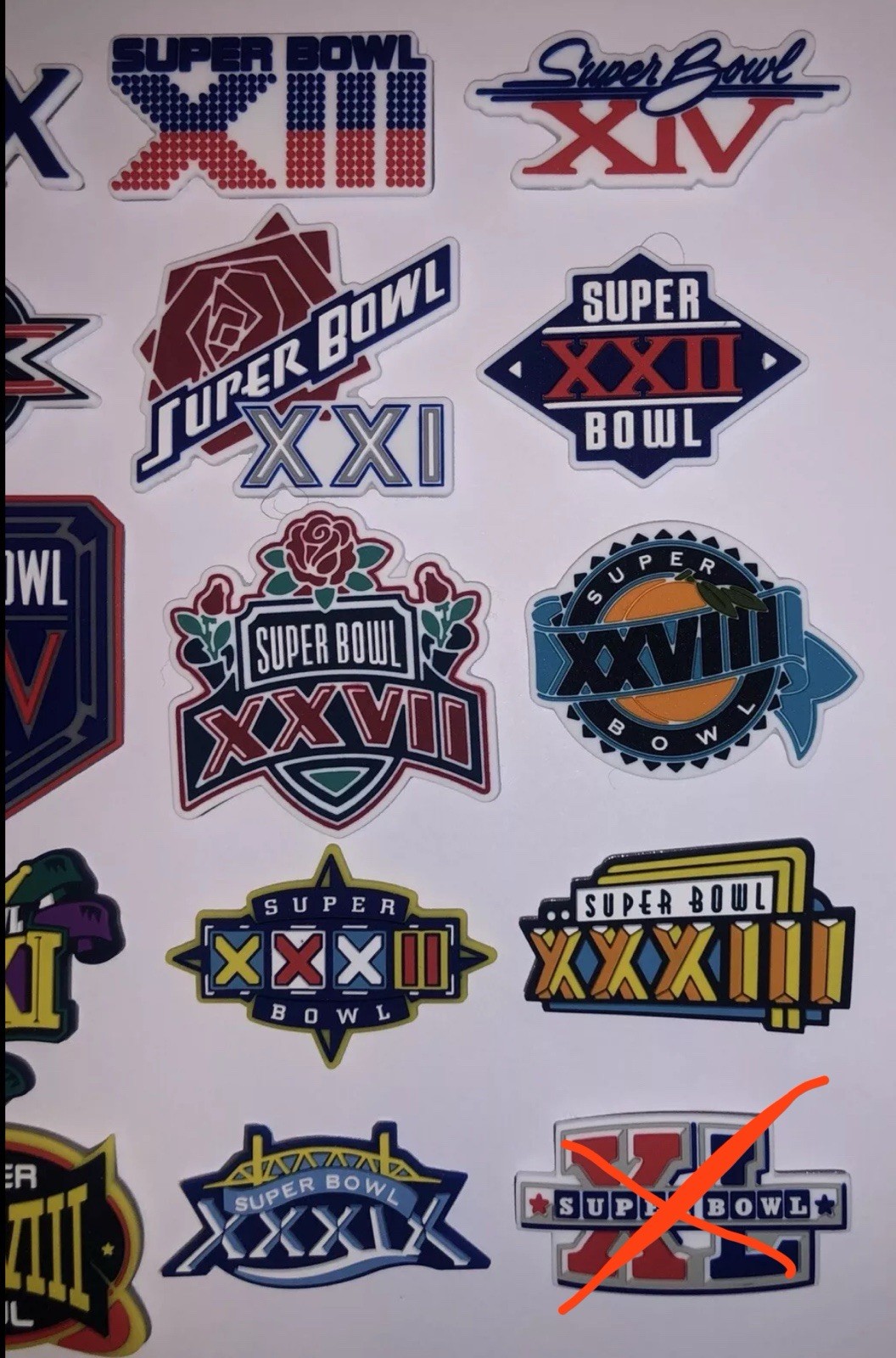 3D Super Bowl Logos For Your Helmet Proline Speed/Schutt/Riddell Choose One Only