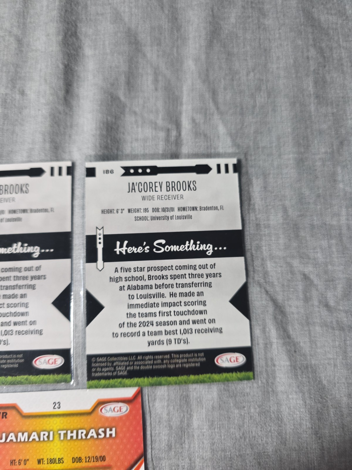 University Of Louisville Basketball & Football Trading Card Lot Of 8