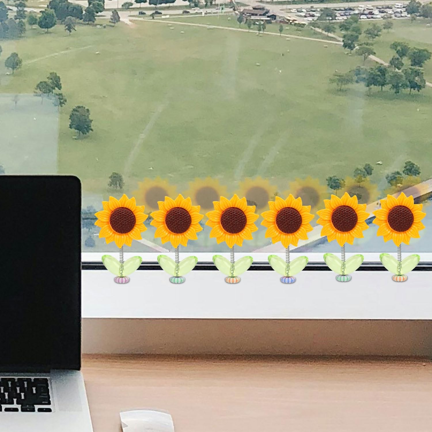 NQEUEPN 20pcs Sunflower Car 2.12×1.18 inches, as shown in the picture