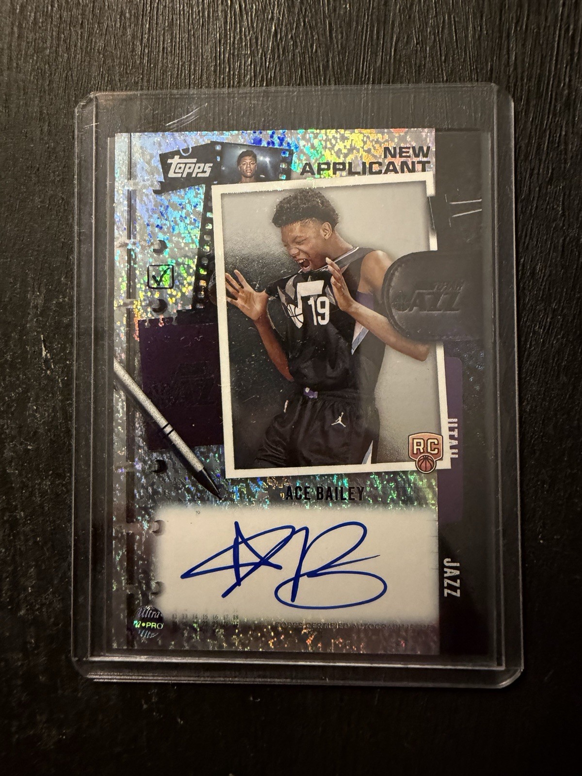2025-26 Topps – New Applicants Autographs Ace Bailey #NA-AB Holofoil (AU, RC)