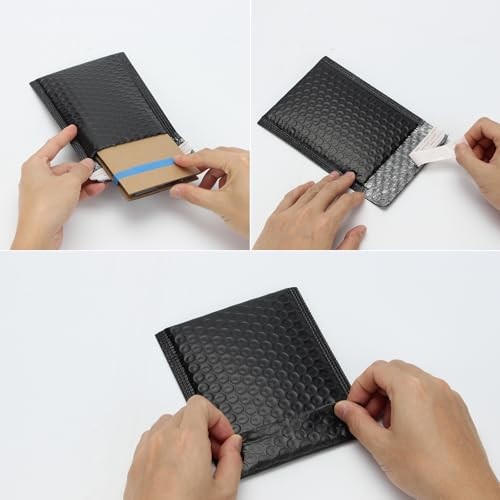 Trading Card Shipping Protectors Supplies, 302 Pcs Card Shipping Supplies Black
