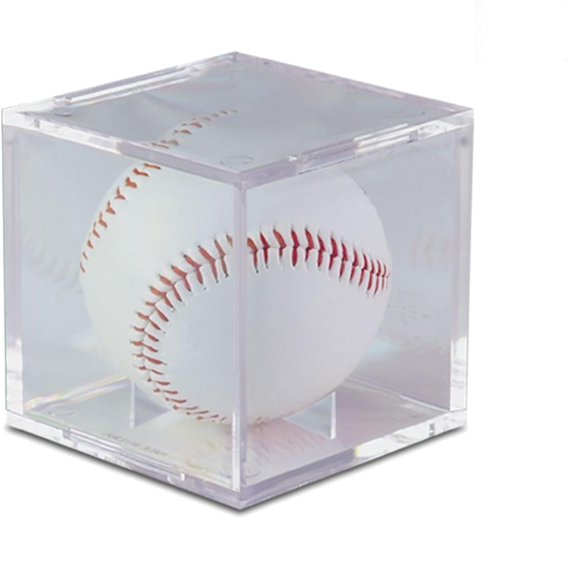 UV Protected Clear Square Baseball Display Case – Perfect for Memorabilia