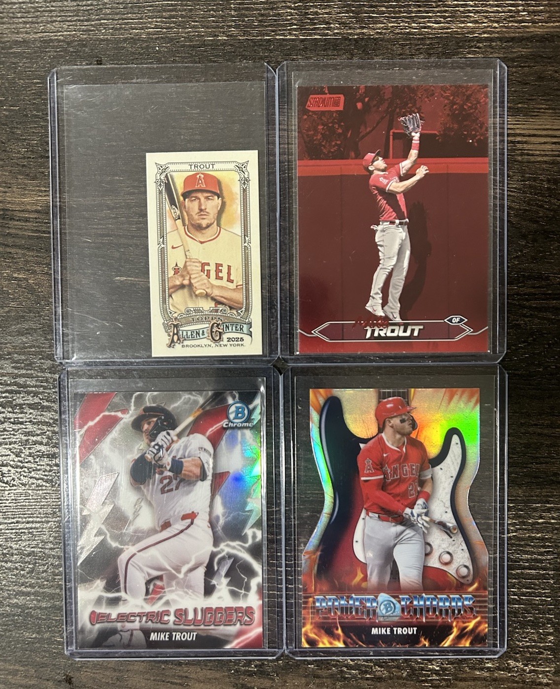MIKE TROUT – 14 Card Lot – (2018-2026) – Inserts Variations Checkerboard Mojo