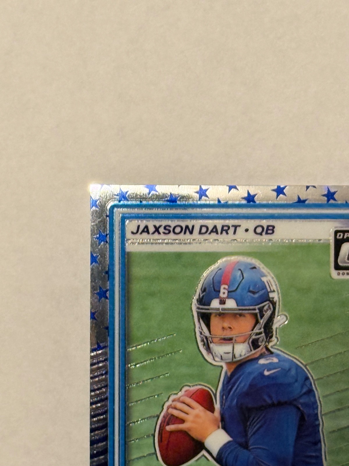 2025 Panini Donruss Optic Rated Rookie Jaxson Dart Blue Stars Prizm