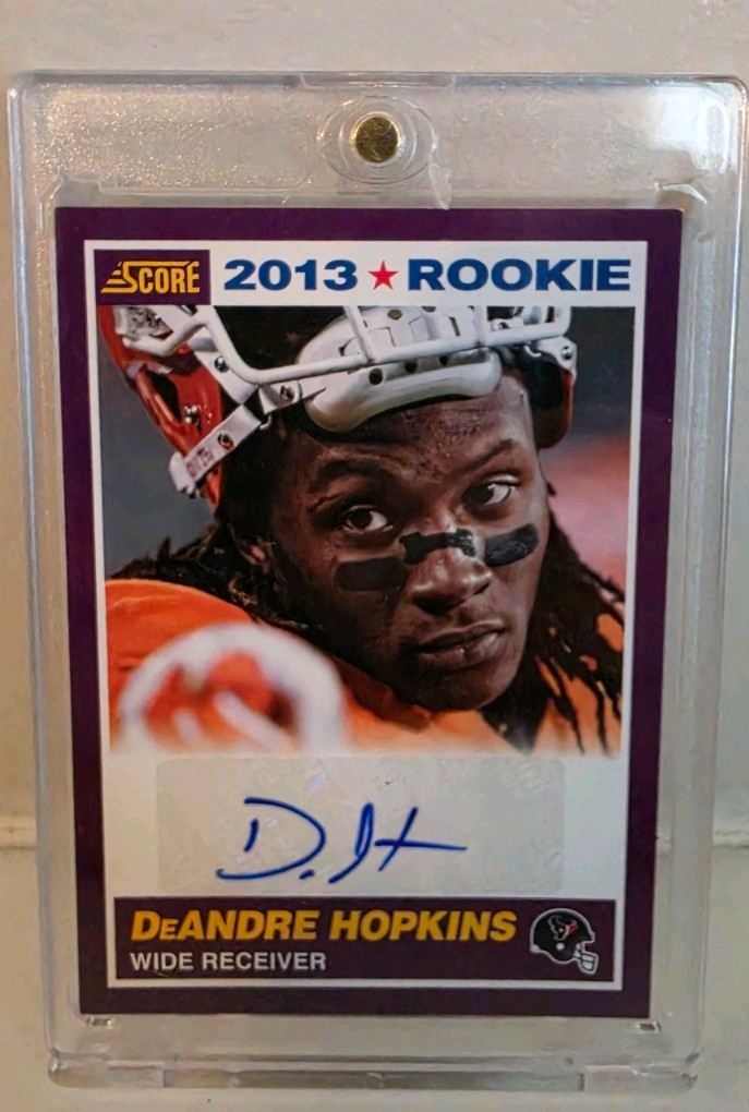 2013 Score – 2013 Rookie DeAndre Hopkins #356 Purple /99 (RC)