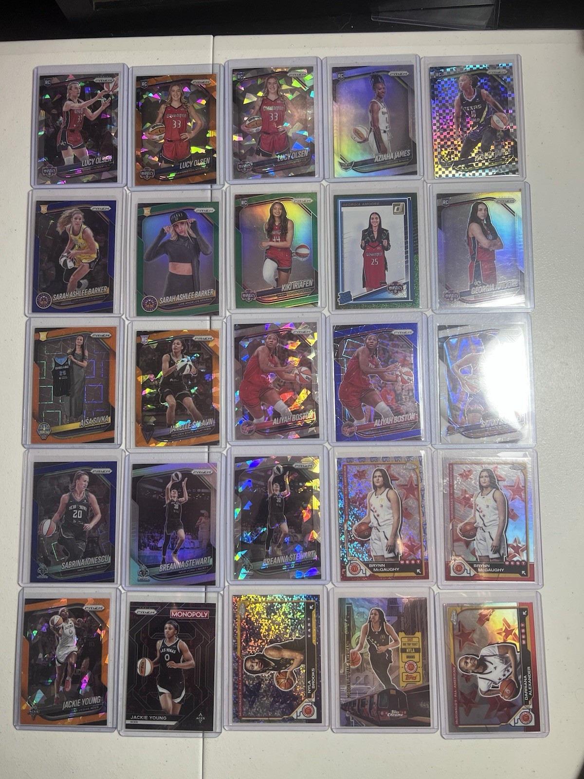 WNBA Lot 217 Cards Lots of Stars Rookies and Inserts Various Players