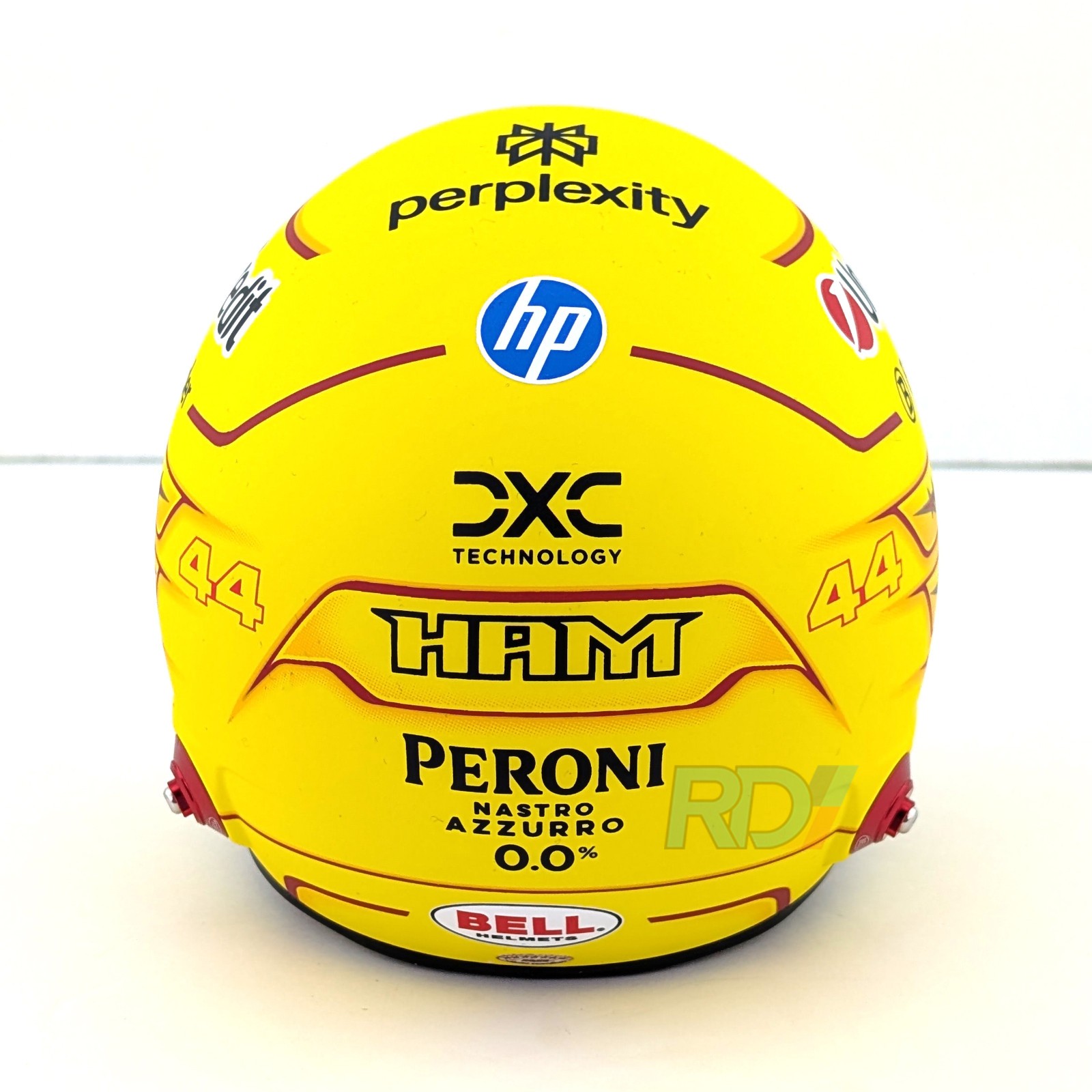 2025 Lewis Hamilton Mini Helmet – 1:2 Scale Bell Ferrari F1 Helmet – 4100414