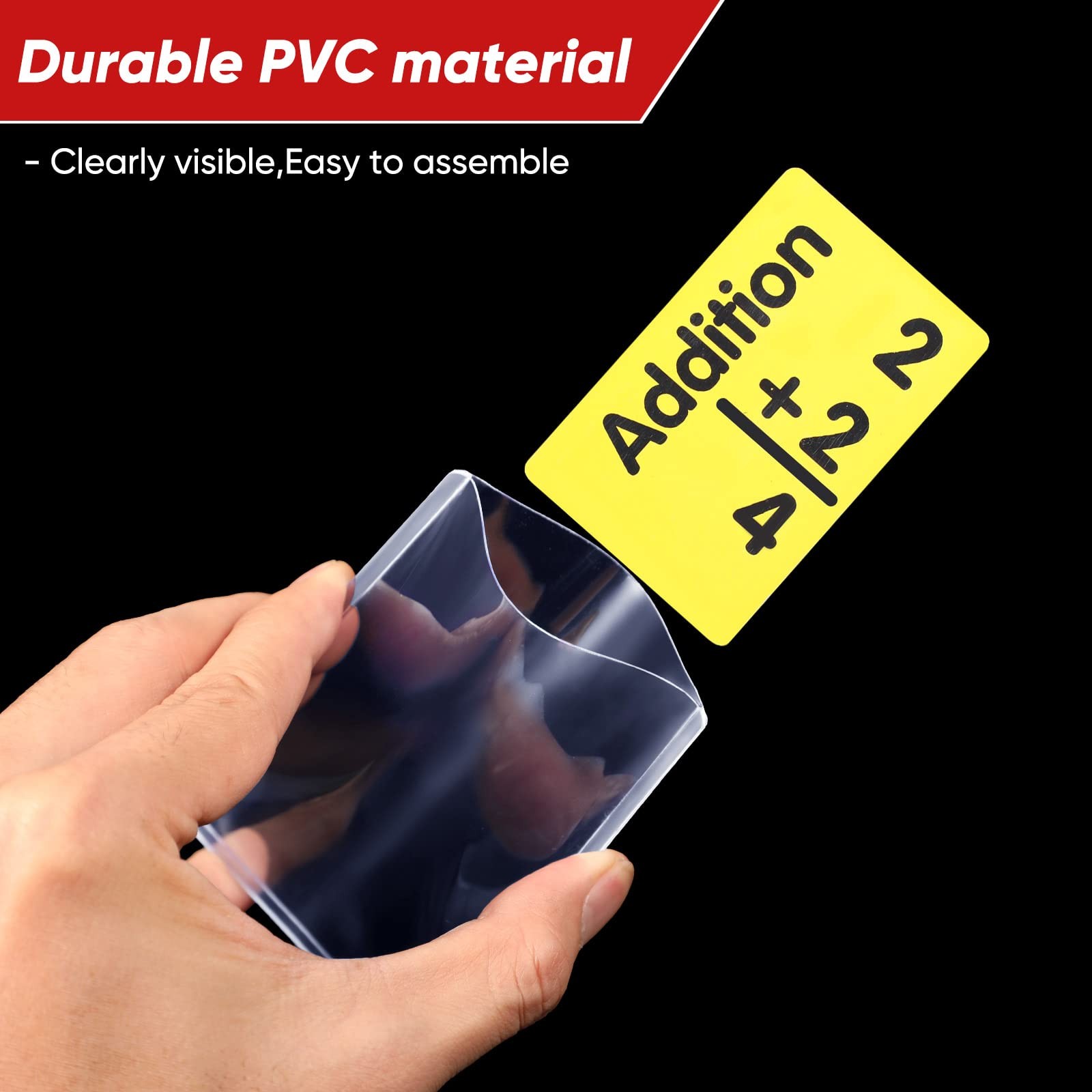 550 Clear Plastic Card Sleeves – 3 x 4 Inches, Protective Holders for Basebal…