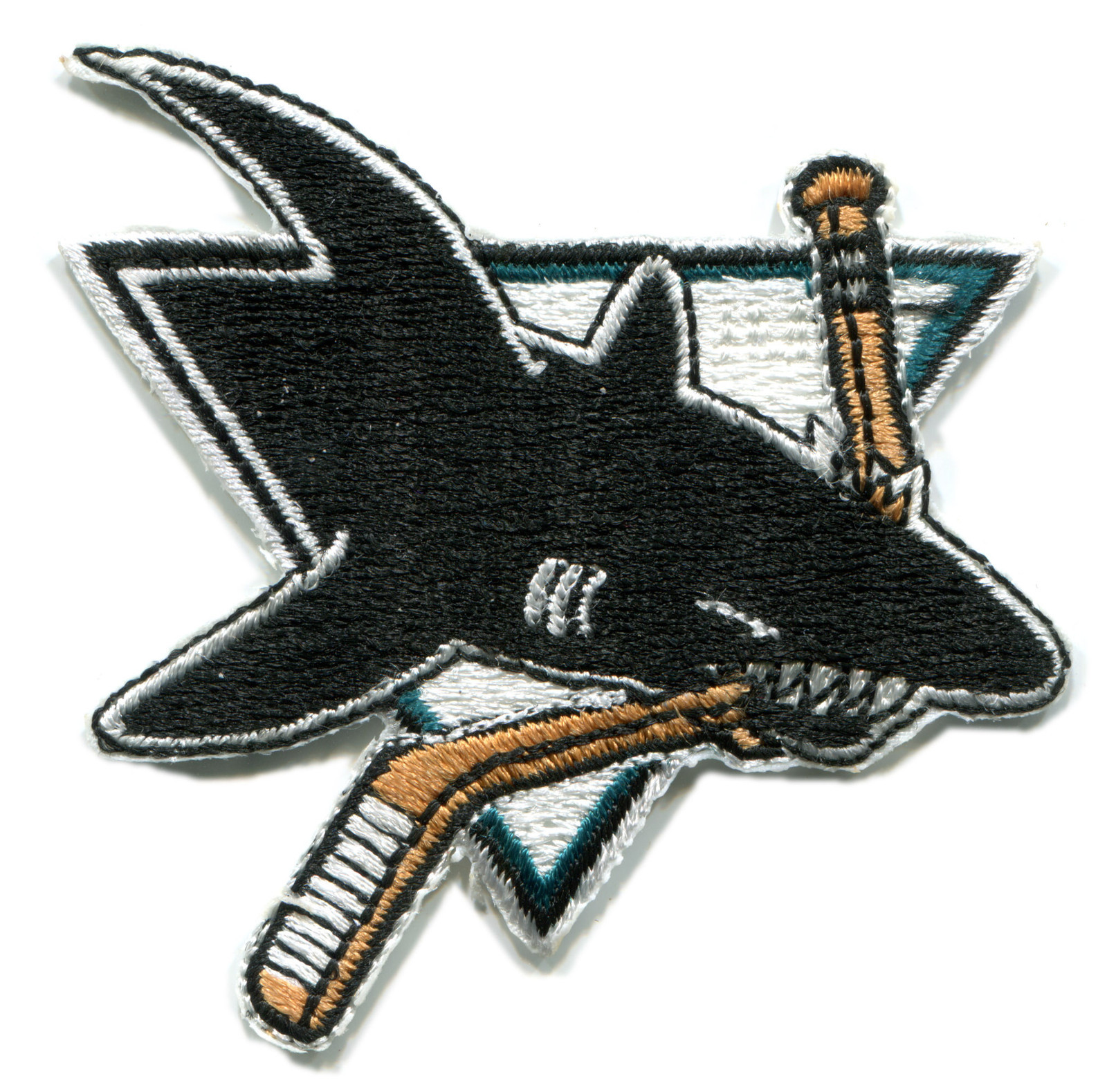 1991-97 SAN JOSE SHARKS NHL HOCKEY VINTAGE 2.5″ TEAM LOGO PATCH