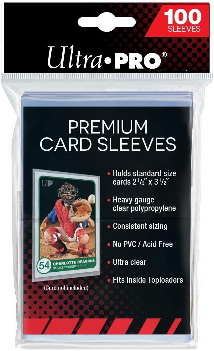 Ultra Pro Sleeves: Standard – Premium Clear Card Sleeves 100ct
