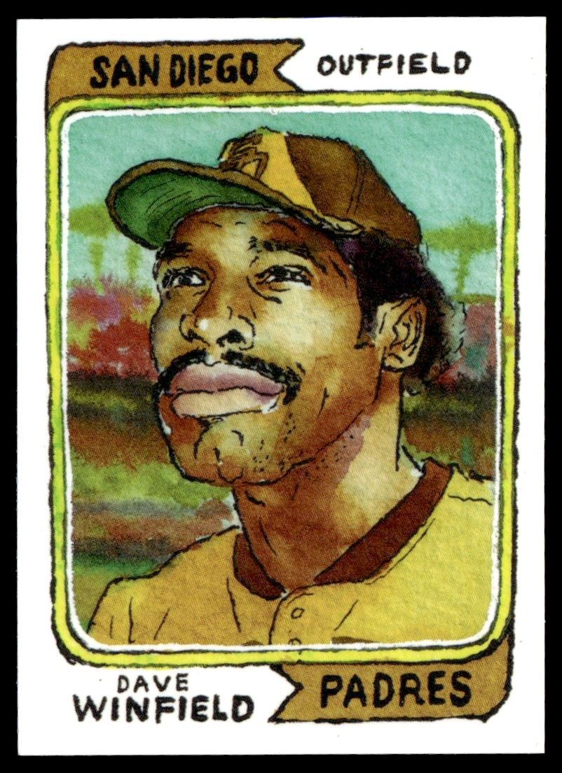 2025 Topps Shoebox Treasures 1974 Dave Winfield San Diego Padres #55