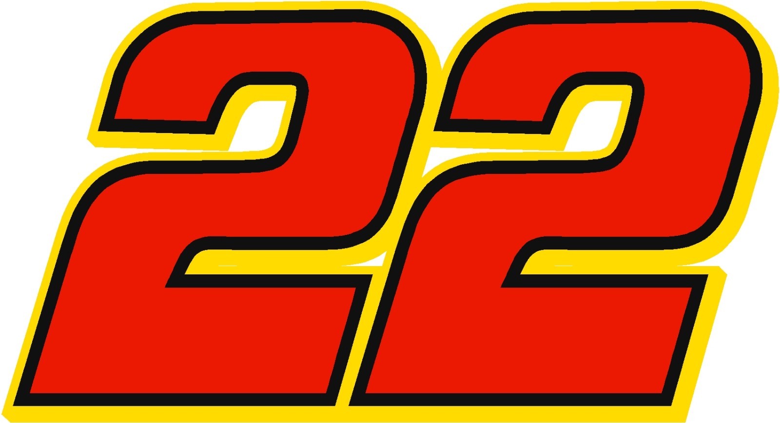 NEW FOR 2022 #22 Joey Logano Racing Sticker Decal – Sm thru XL – Various colors