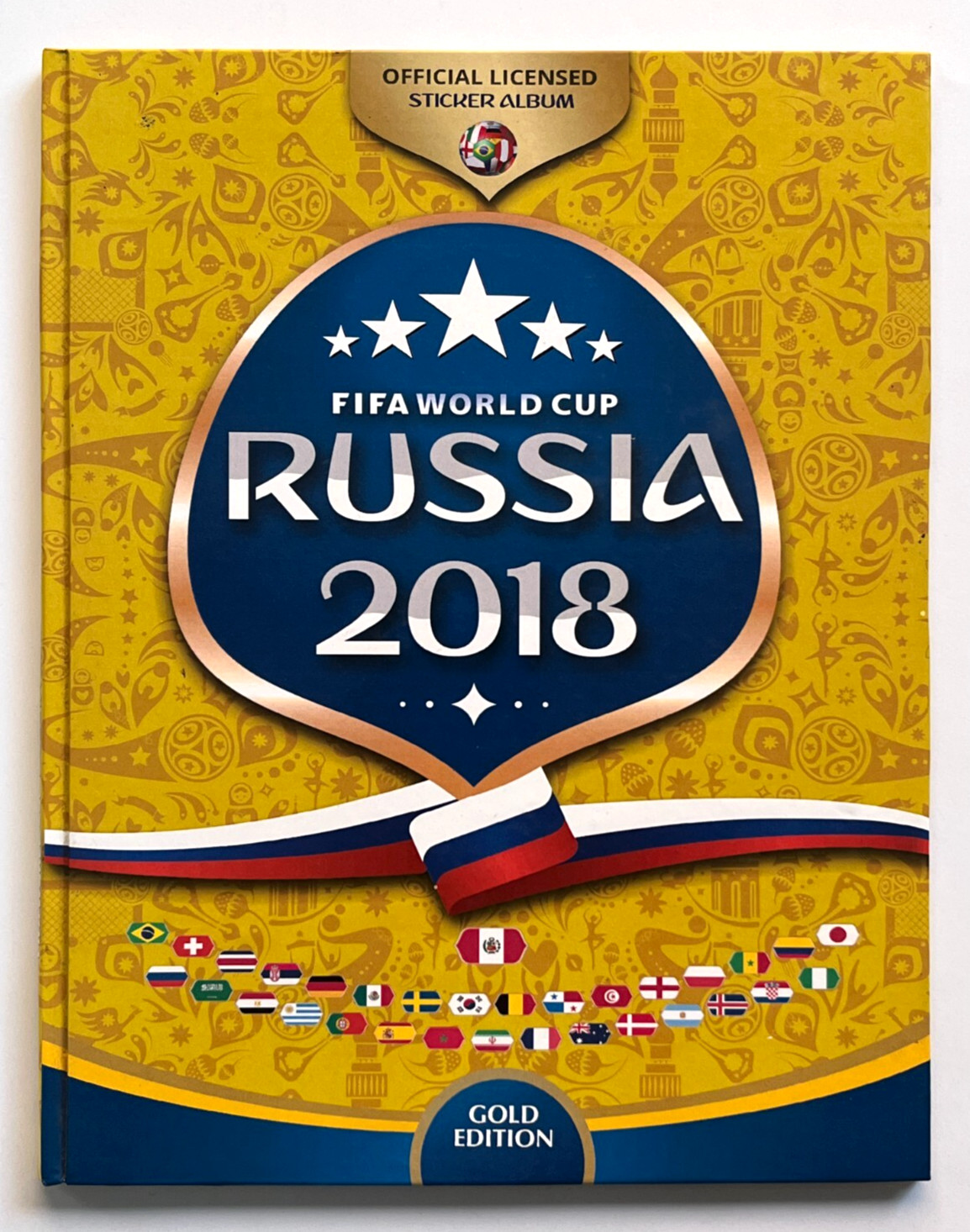 2018 WORLD CUP RUSSIA Album Hardcover Gold Edition + Full Set 380/380 Peru MESSI