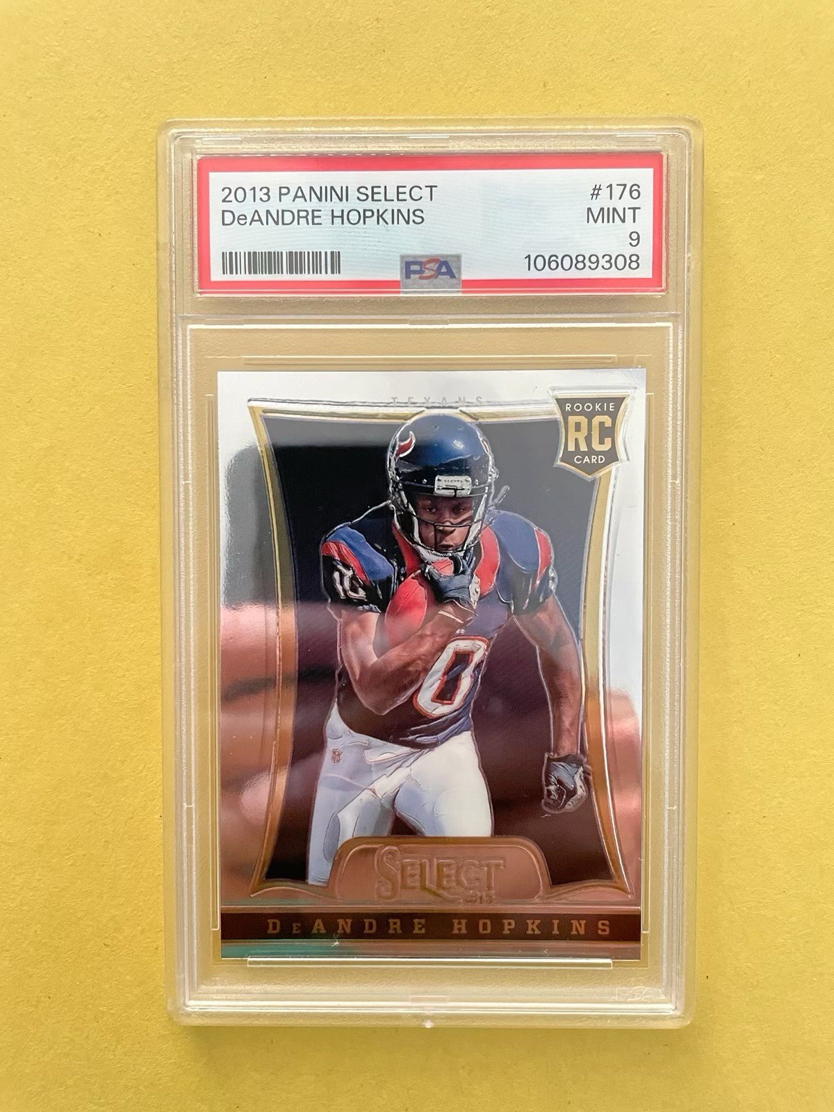 2013 Panini Select DEANDRE HOPKINS (RC) #176 PSA 9 Rookie Low Pop See Below !!!