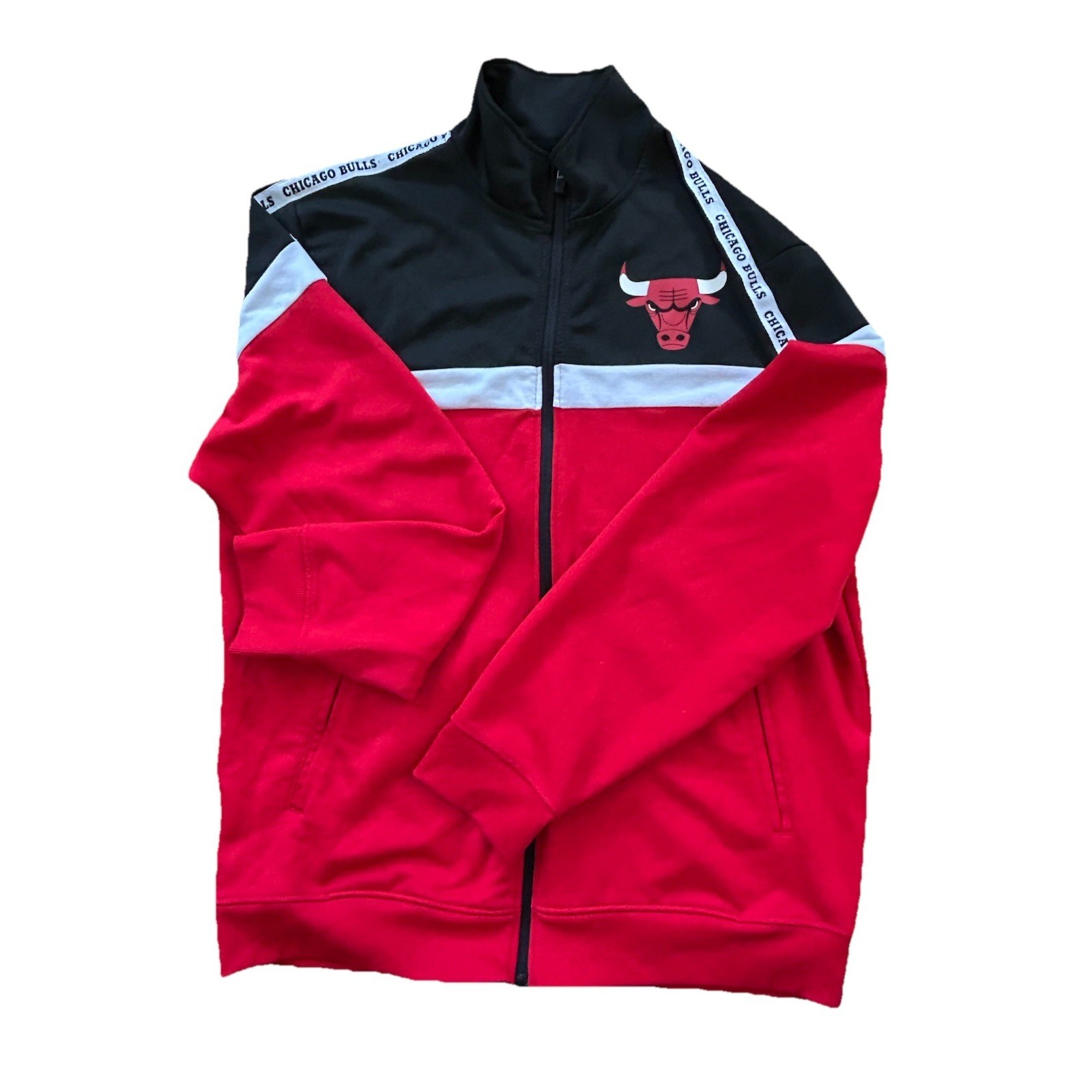 Chicago Bulls NBA Full Zip Jacket Size XXL