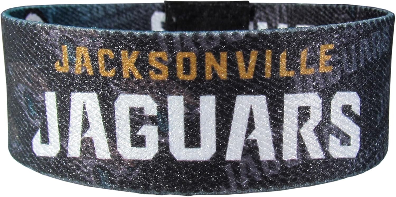 Jacksonville Jaguars Stretch Bracelet by Siskiyou Gifts NFL Licensed