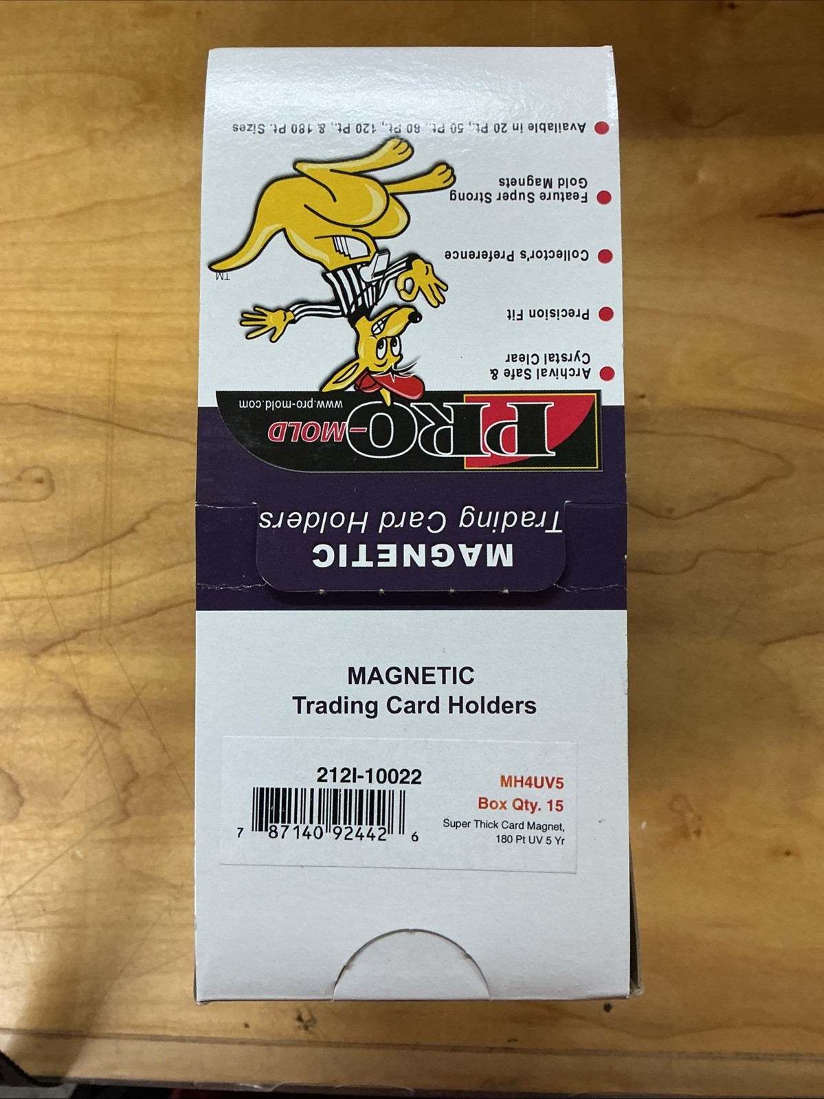 Pro-mold Magnetic 180 Point Trading Card Holders–Packs Of 15