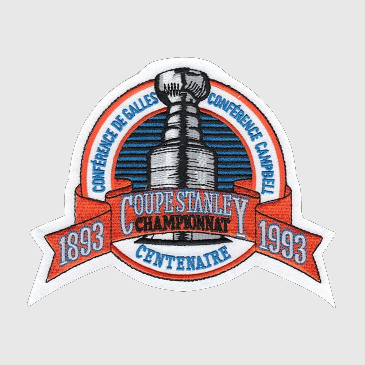1993 NHL Stanley Cup Final Patch Montreal Canadiens French Version