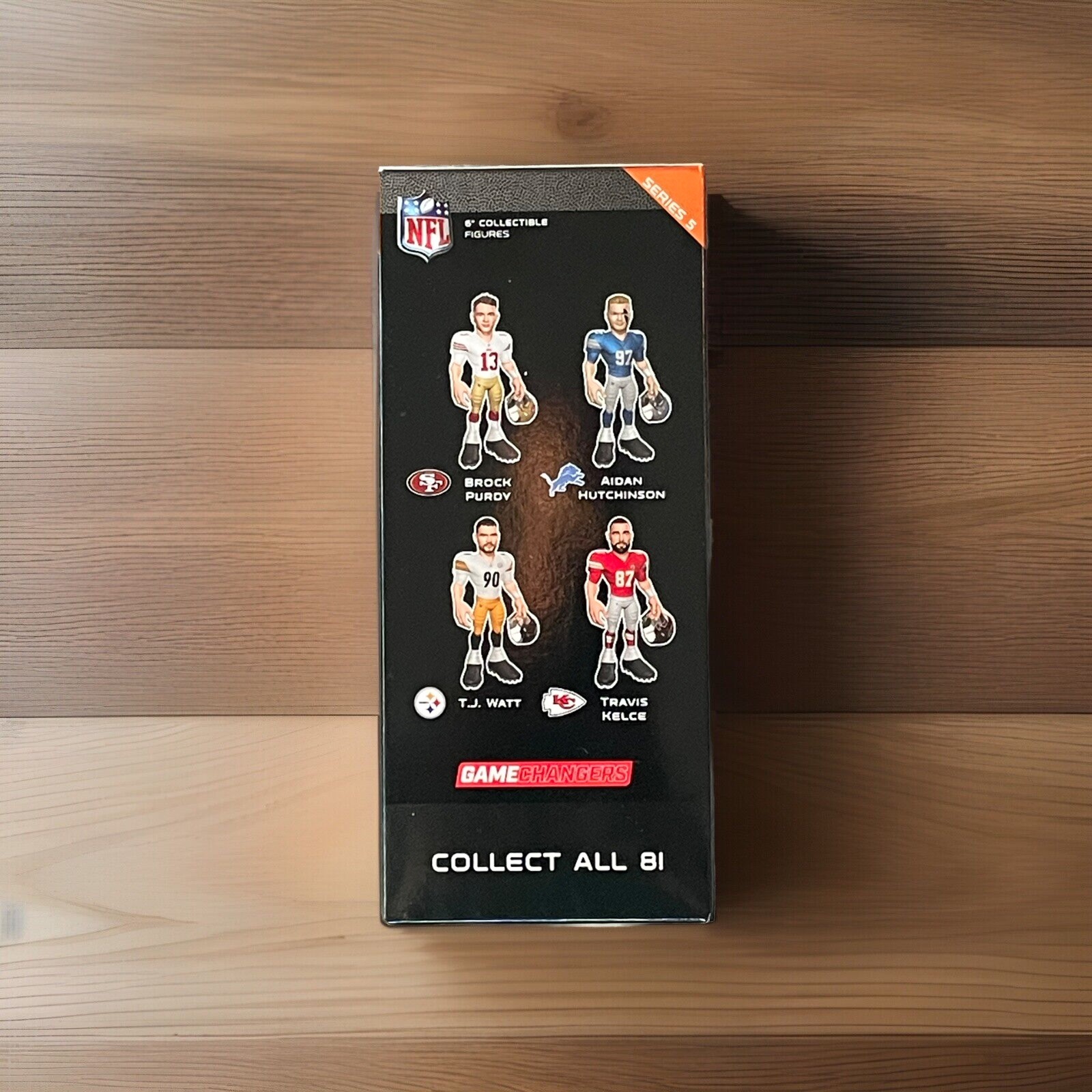 Travis Kelce Chiefs Yellow Variant Game Changers 6 Inch Collectible Figure