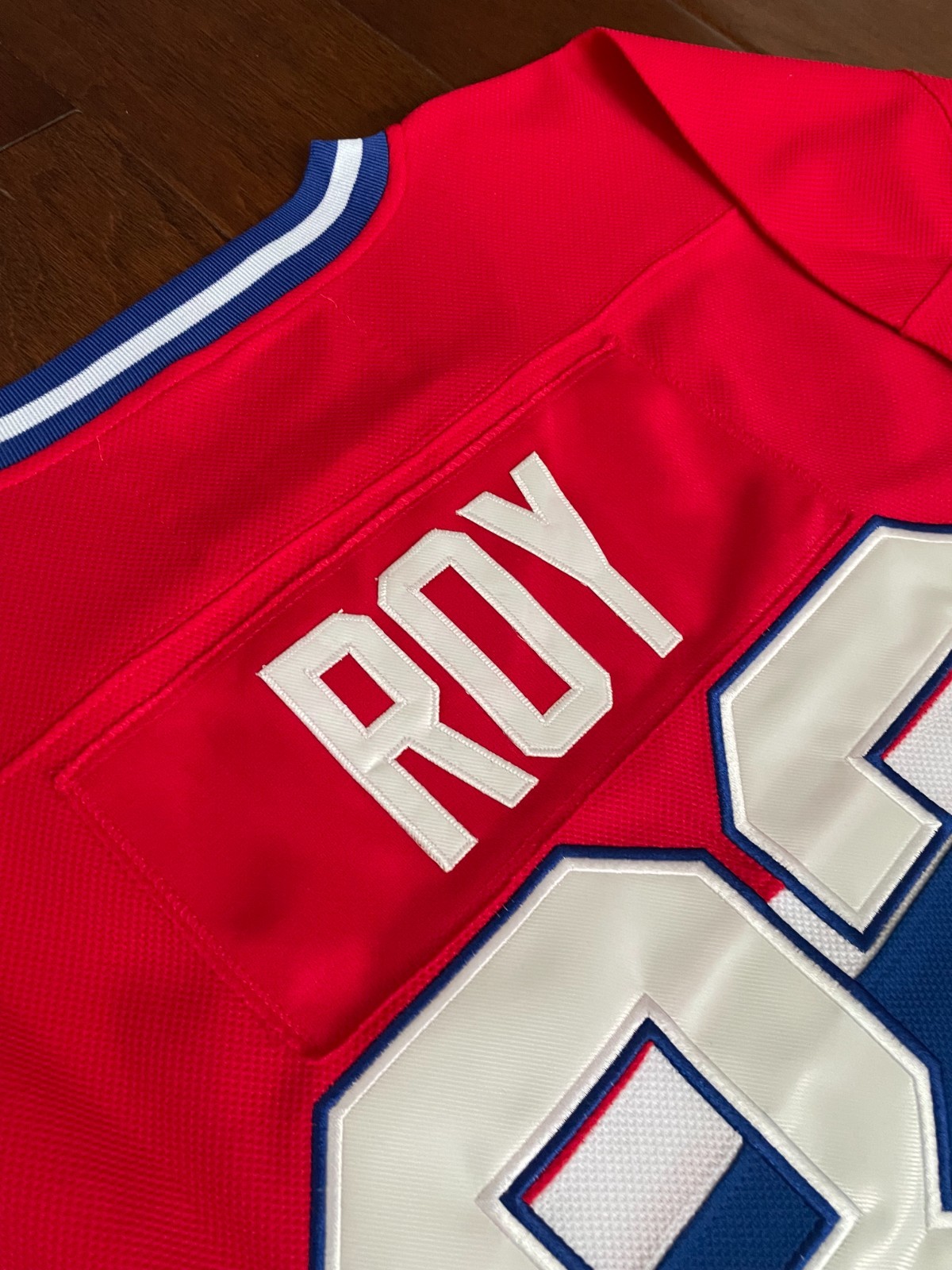 Vintage Patrick Roy Montreal Canadiens 1993 Stanley Cup jersey red men’s size