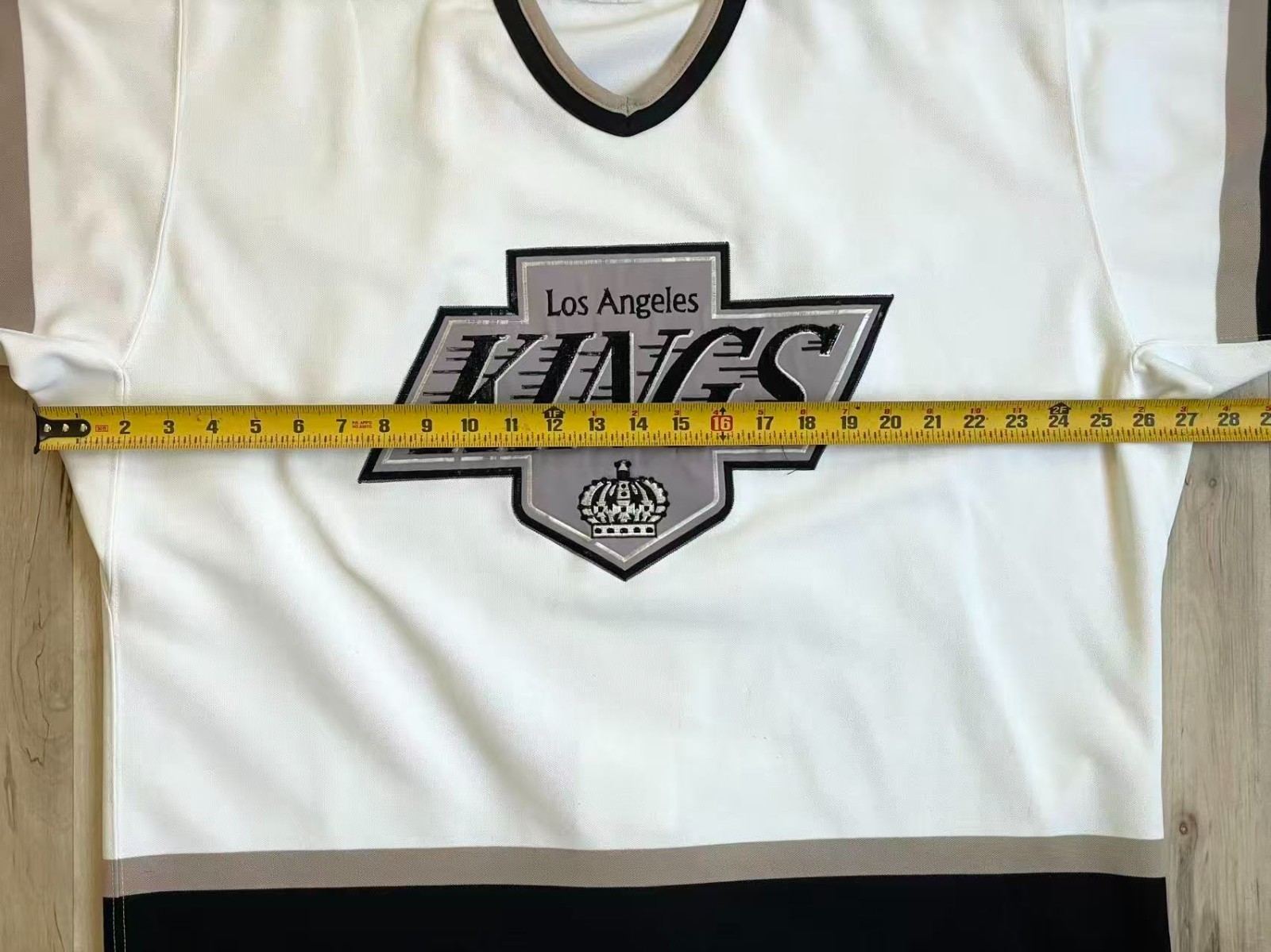 Vtg 90s LA Kings CCM Center Ice Authentic Hockey Jersey 48 Maska Ultrafil Blank