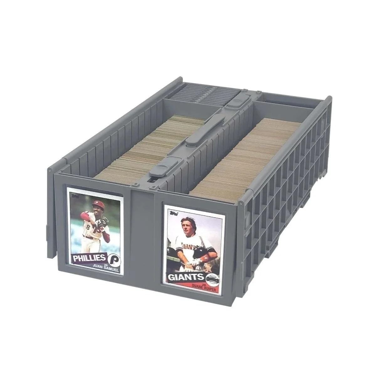 Collectible Card Bin – (Single, Gray) | Holds up to 1600 Cards | Plastic Storage