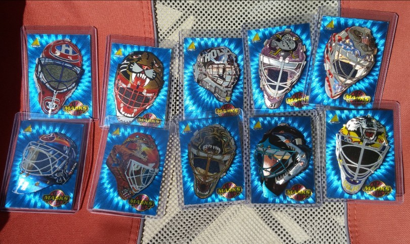 1994-95 Pinnacle Masks Set 1-10 Patrick Roy Vanbiesbrouck RARE