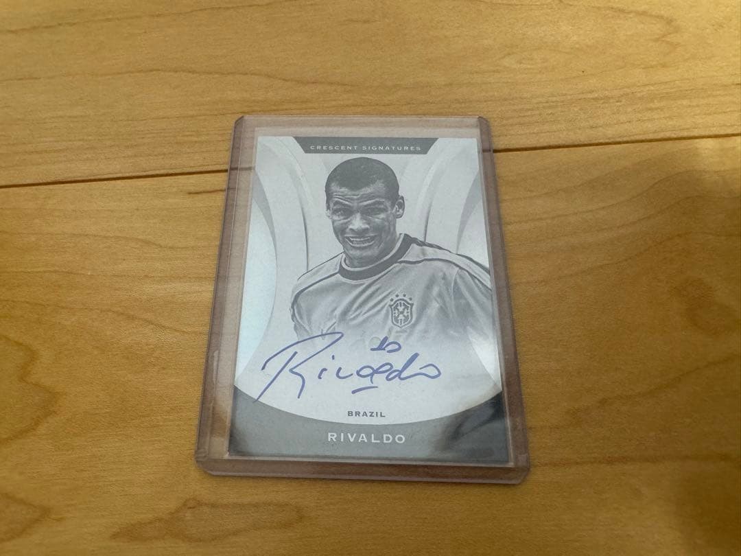 Rivaldo Brazil Soccer 2017 Panini Nobility Autograph Card EX Condition