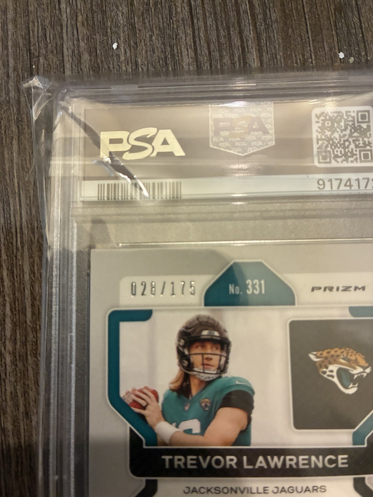 2021 Panini Prizm – Rookie Trevor Lawrence #331 Hyper Prizm /175 (RC)