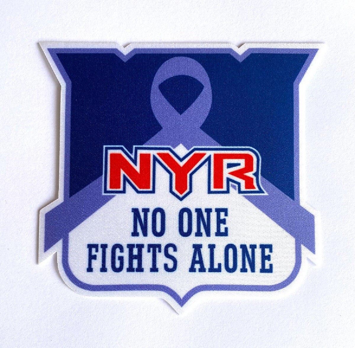 NHL New York Rangers No One Fights Alone Patch