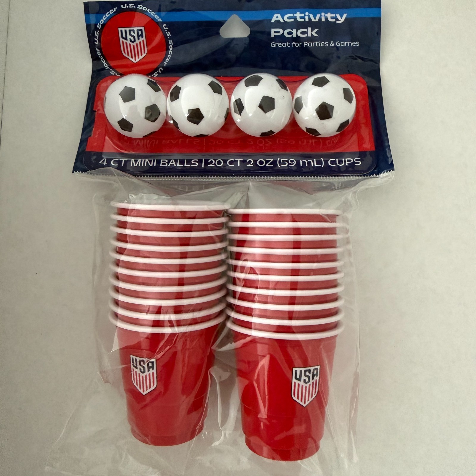 Official FIFA U.S. Soccer World Cup Team USA Bundle Tailgate Game Party Supplies