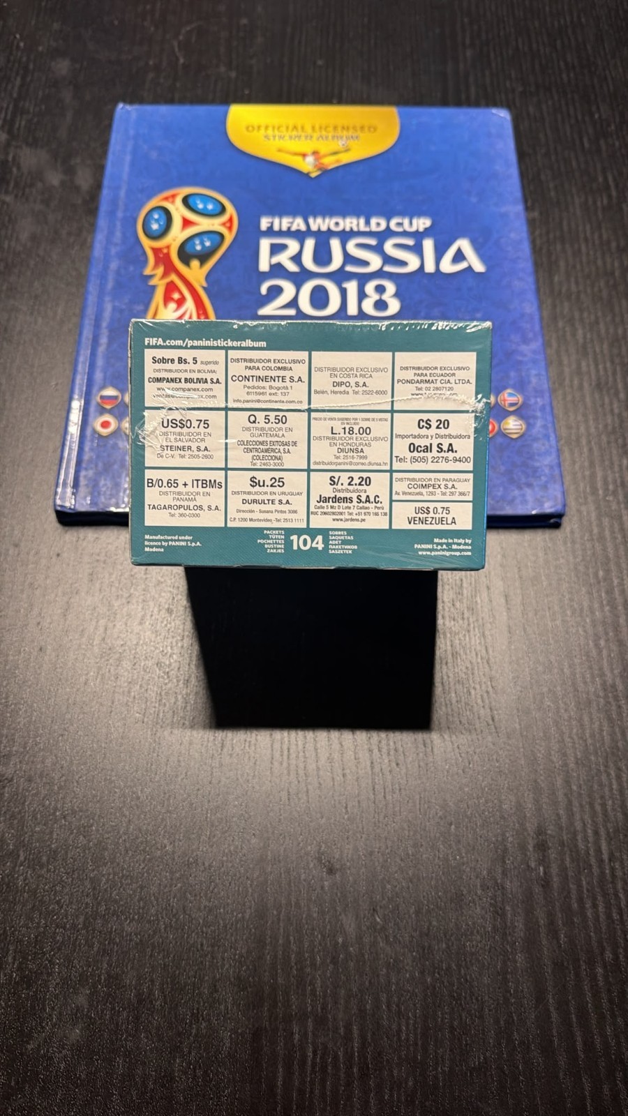 NEW PANINI FIFA World Cup Russia 2018 Stickers Box of 104 Packs Mbappe Italy edi