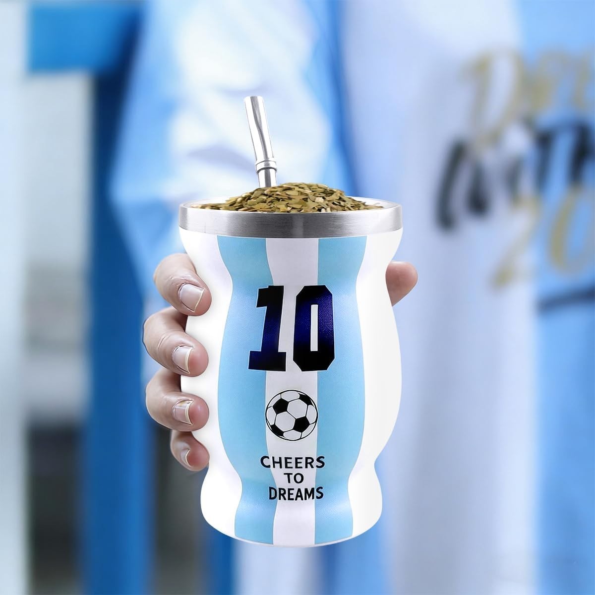 Argentina Captain No.10 Mate Cup Set, 2026 International Soccer Gifts